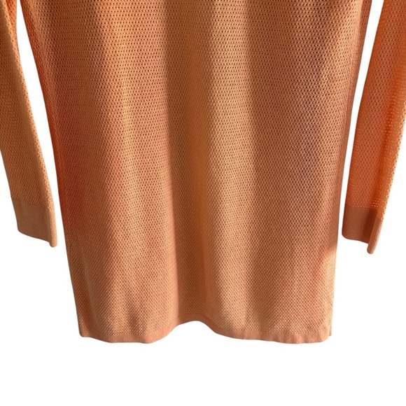 Chico’s Linen Blend Open Front Knit Cardigan Casual Resortwear Layering Size XS - Picture 9 of 14